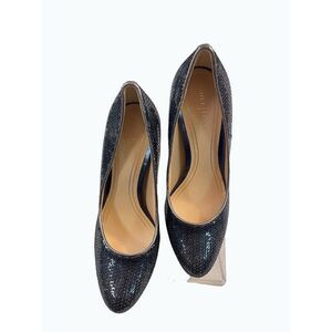 Cole Haan Women's Chelsea High Pumps Classic Heels Metallic Smoke 6.5 B